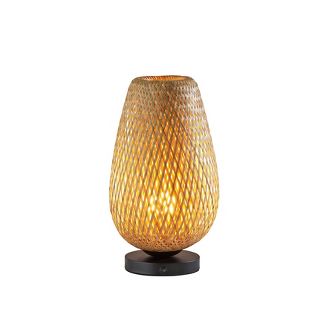 Tulip-Shaped Bamboo Table Lamp LS223134