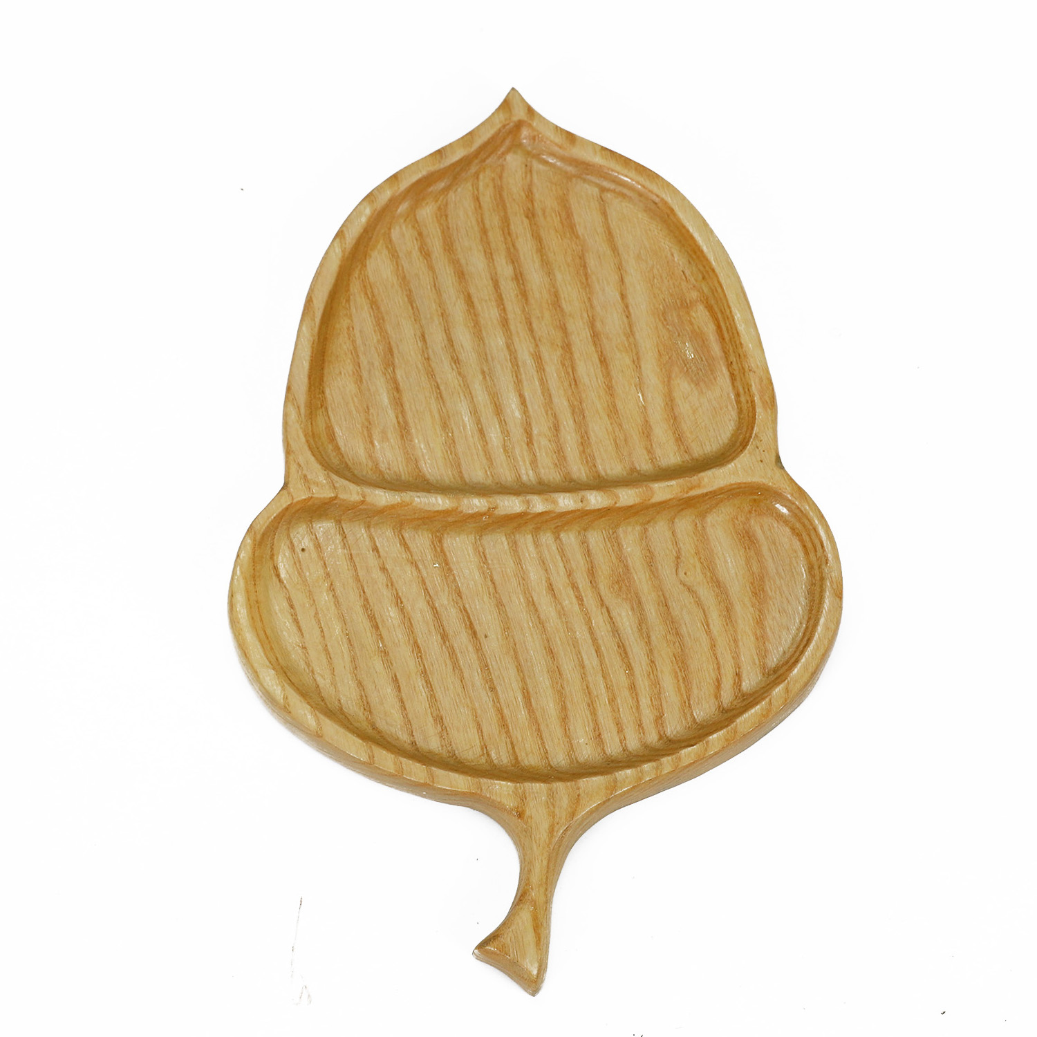 Acorn Shaped Wooden Serving Tray ST212230