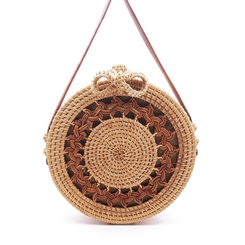 Woven Rattan Handmade Bag WB256113