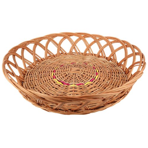 Round Woven Rattan Basket BK323125