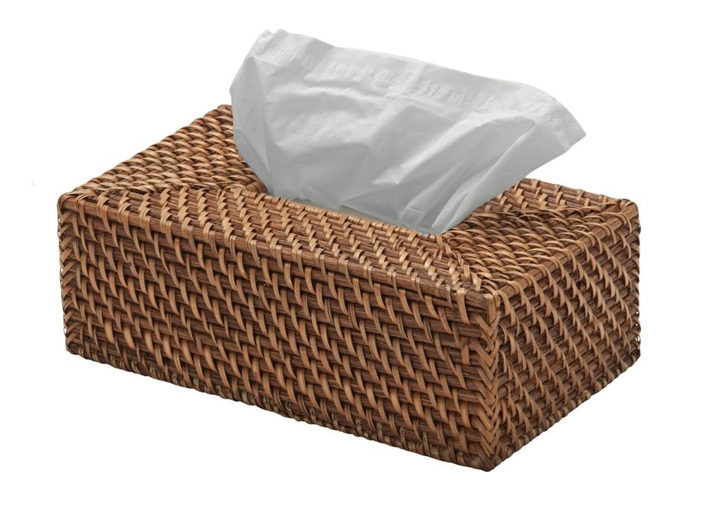 Rectangular Rattan Tissue Box Cover ST212118